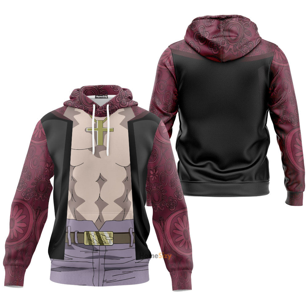 Shichibukai Mihawk OnPi Custom Cosplay Costume Tshirt Hoodie QT305008Hf