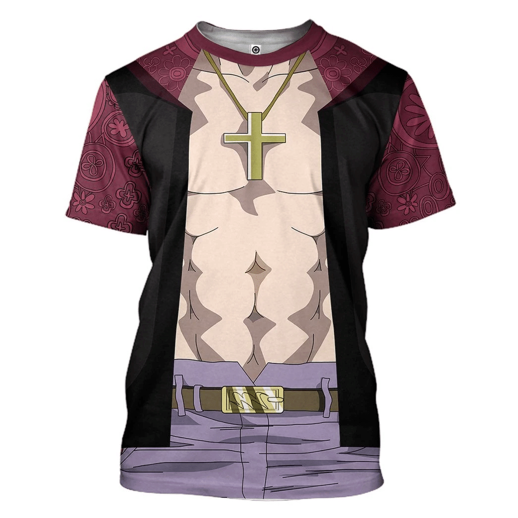 Shichibukai Mihawk OnPi Custom Cosplay Costume Tshirt Hoodie QT305008Hf