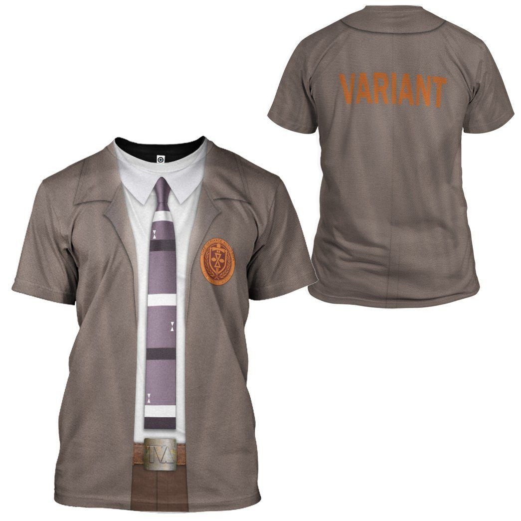 Loki TVA Variant Outfit Custom Cosplay Costume Tshirt Hoodie QT210019Hc