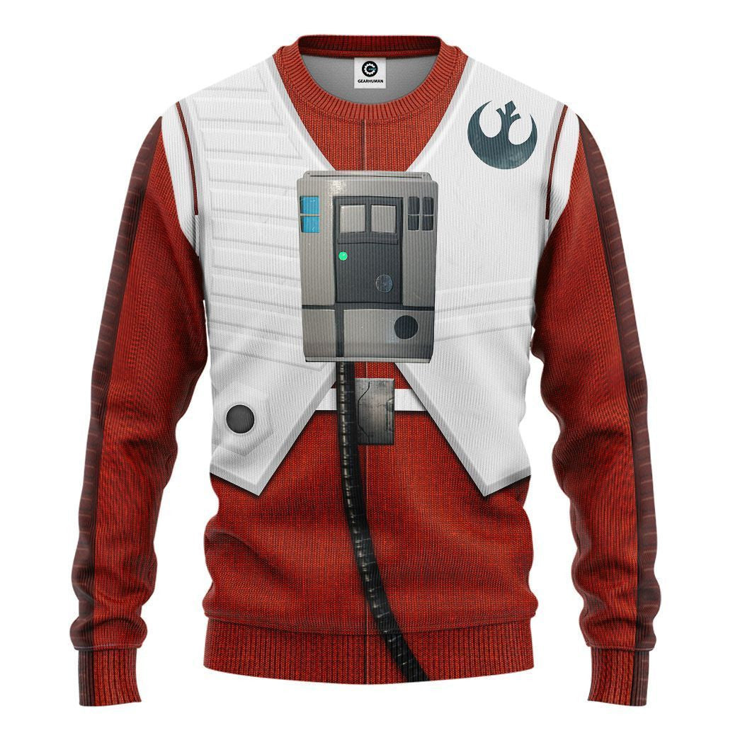 Stwa Poe Dameron Tshirt Hoodie QT206347Hf