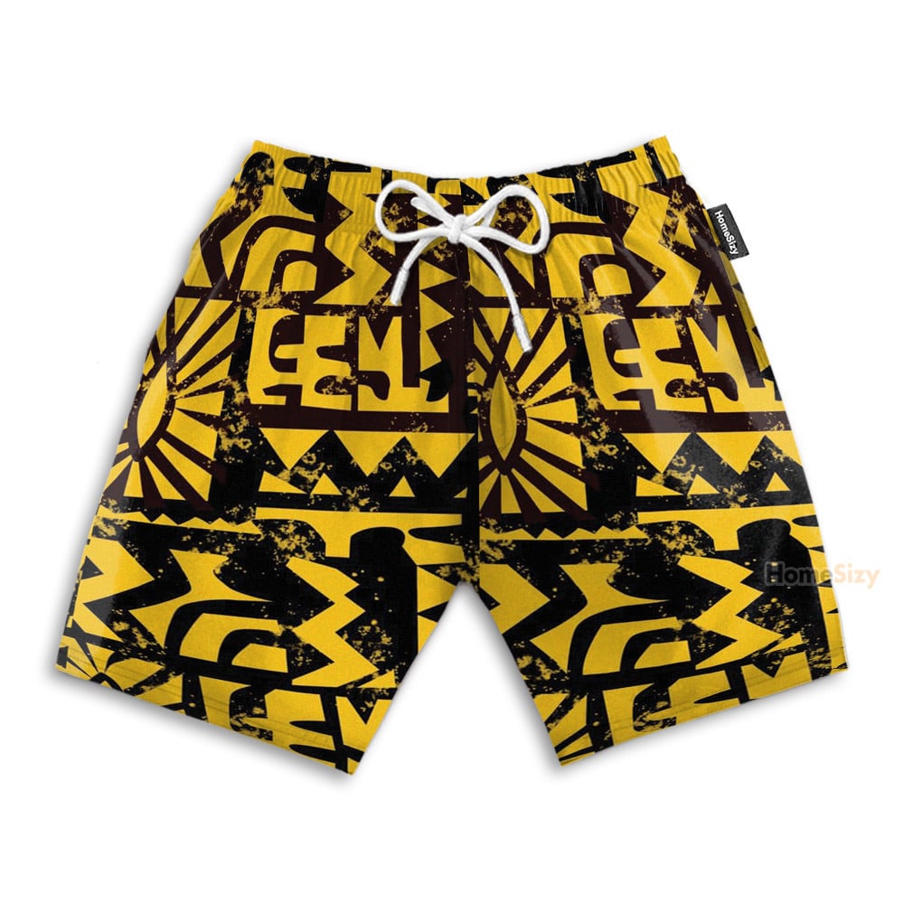 Stranger Thing Movie Eleven Yellow Cosplay Costume - Hawaiian Shirt & Beach Shorts