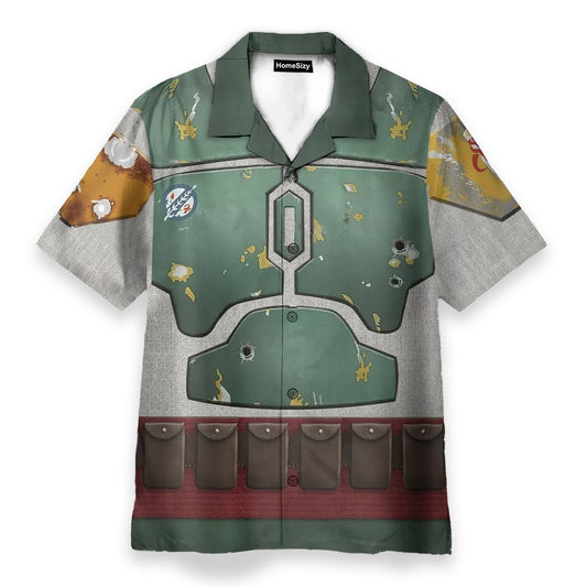 Stwa Movie Boba Fett Cosplay Costume - Hawaiian Shirt