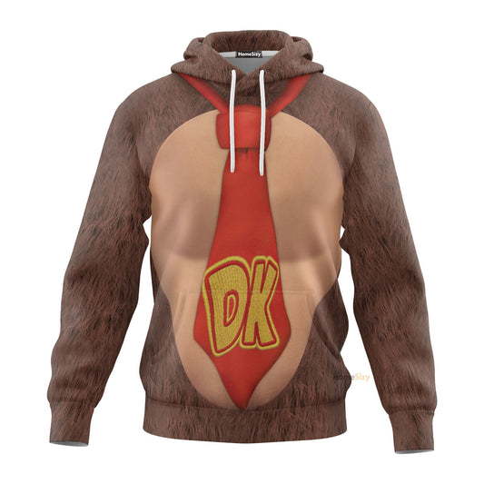 Donkey Kong Custom Cosplay Costume Hoodie QT208514Hg