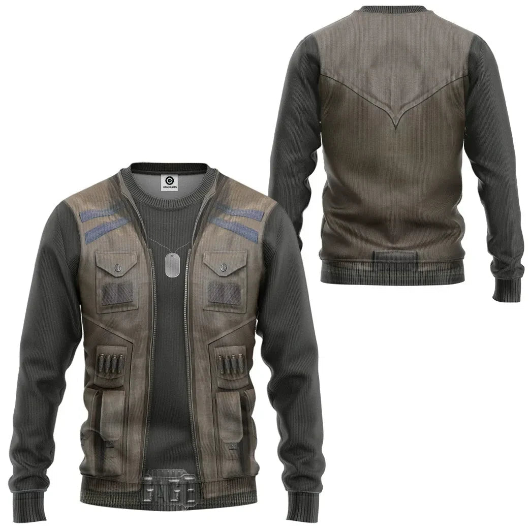 Mortal Kombat Johnny Cage - Cosplay Costume Hoodie QT209206