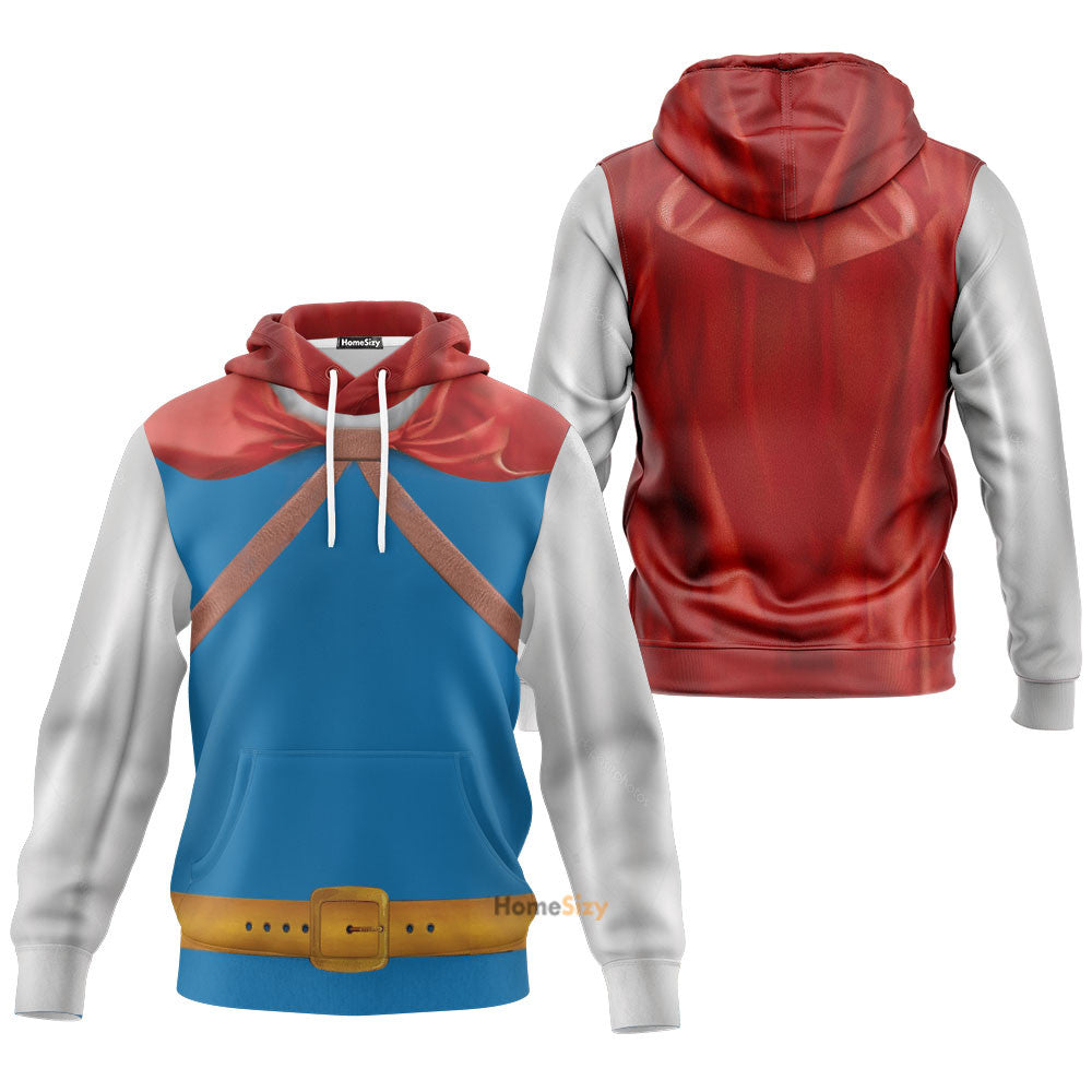 Snow White Prince Florian Custom Cosplay Costume Tshirt Hoodie QT209532Hf