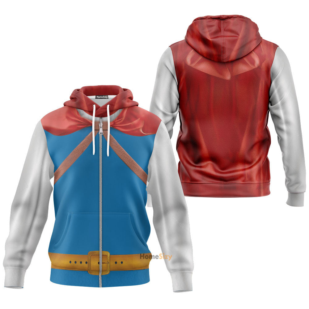 Snow White Prince Florian Custom Cosplay Costume Tshirt Hoodie QT209532Hf