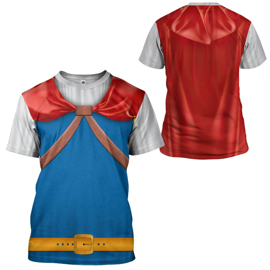Snow White Prince Florian Custom Cosplay Costume Tshirt Hoodie QT209532Hf