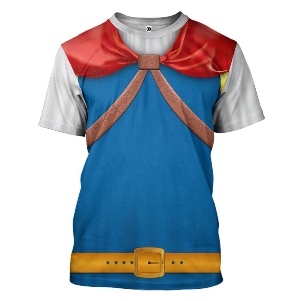 Snow White Prince Florian Custom Cosplay Costume Tshirt Hoodie QT209532Hf