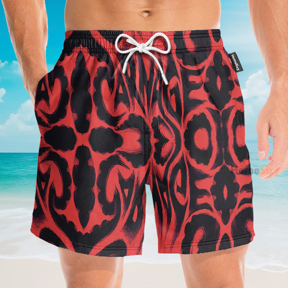 Marvel Movie Spider Man Venom Cosplay Costume - Hawaiian Shirt & Beach Shorts