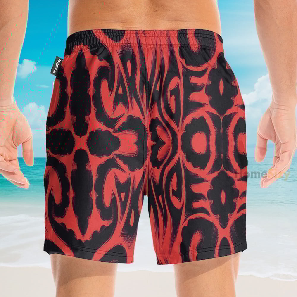 Marvel Movie Spider Man Venom Cosplay Costume - Hawaiian Shirt & Beach Shorts