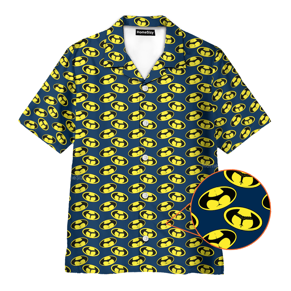 Funny Buttman NSFW Pattern Seamless - Hawaiian Shirt