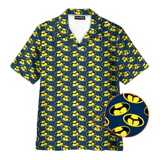 Funny Buttman NSFW Pattern Seamless - Hawaiian Shirt