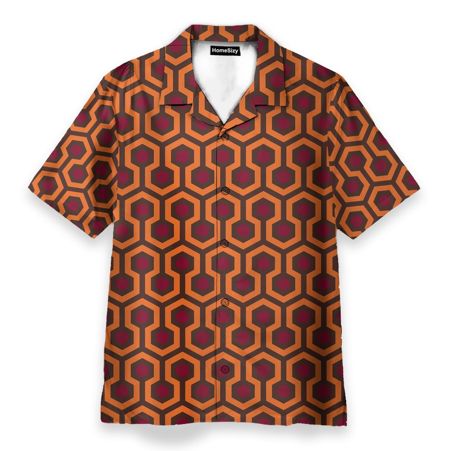 Overlook Hotel Carpet The Shining Movie Cosplay Costume - Hawaiian Shirt & Beach Shorts
