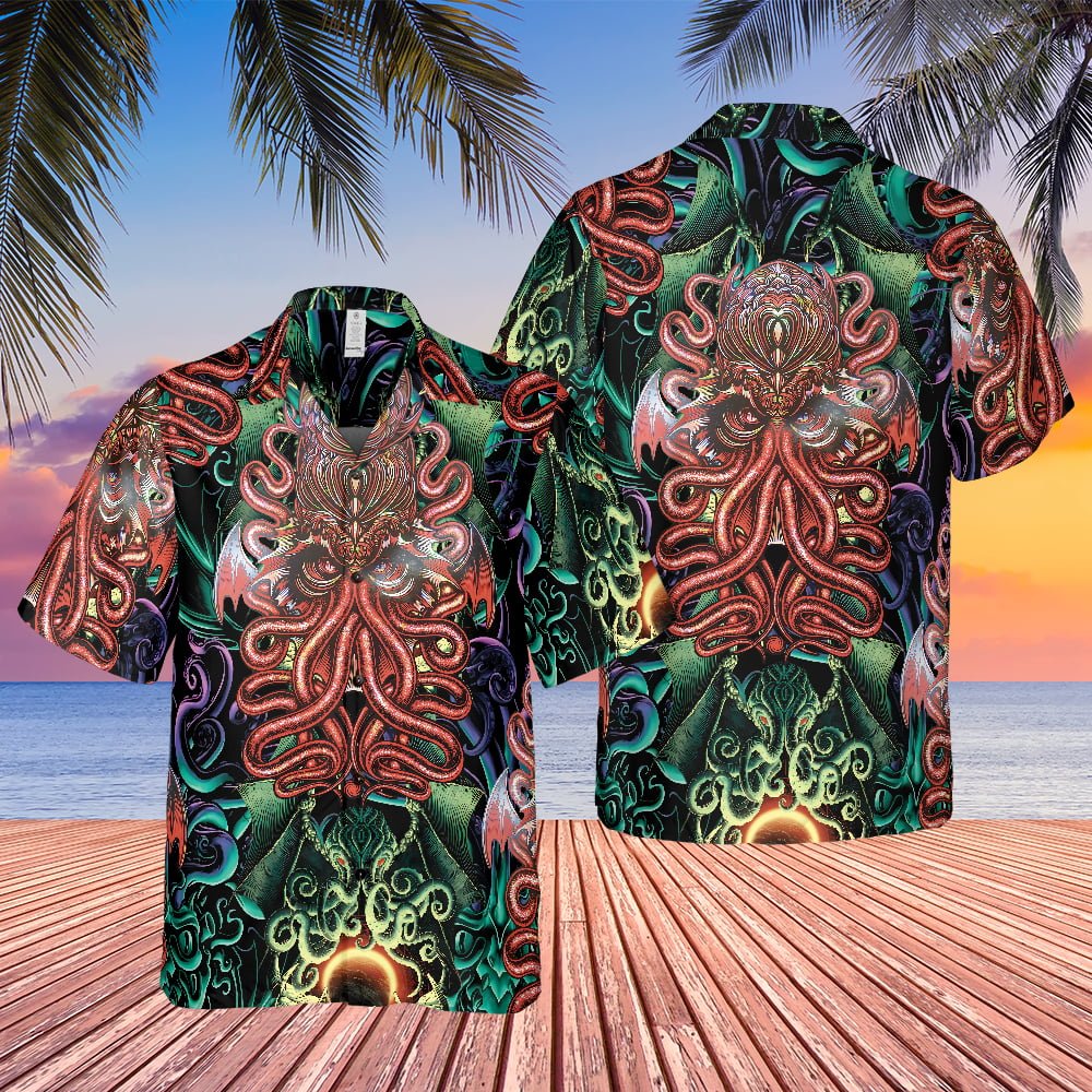 Scarface Tony Montana Al Pacino Tropical Bird Leaf Flowers Hawaiian Shirt - Tazila