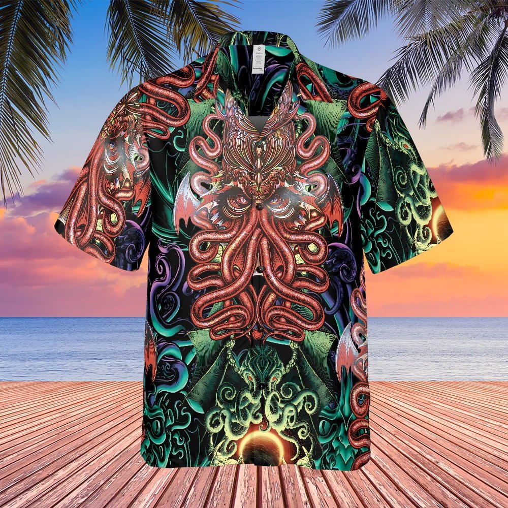 Scarface Tony Montana Al Pacino Tropical Bird Leaf Flowers Hawaiian Shirt - Tazila