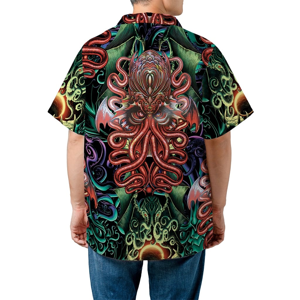 Scarface Tony Montana Al Pacino Tropical Bird Leaf Flowers Hawaiian Shirt - Tazila