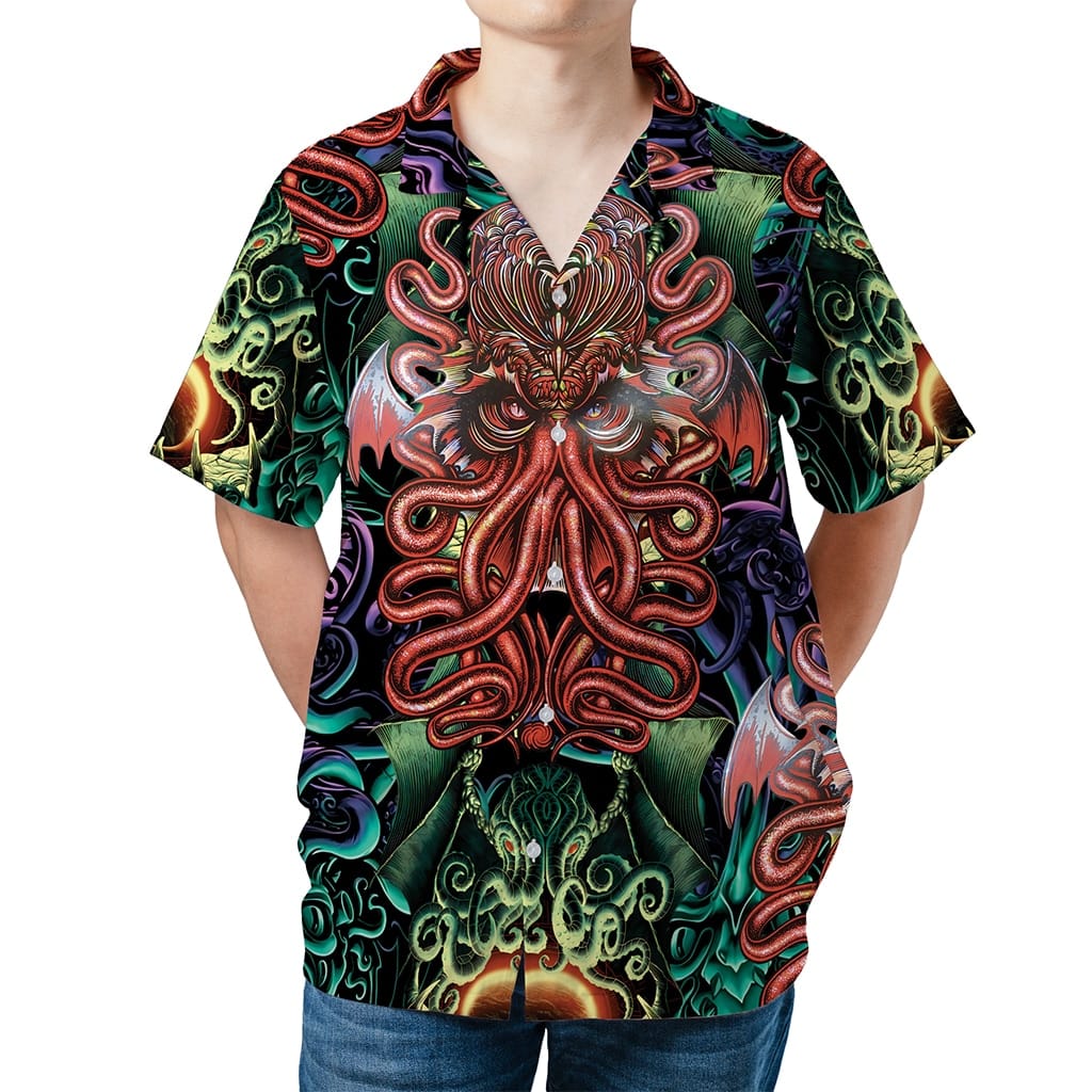 Scarface Tony Montana Al Pacino Tropical Bird Leaf Flowers Hawaiian Shirt - Tazila