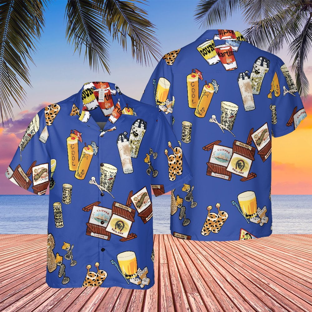 Robin Williams Tropical Bird Floral Hawaiian Shirt - Tazila