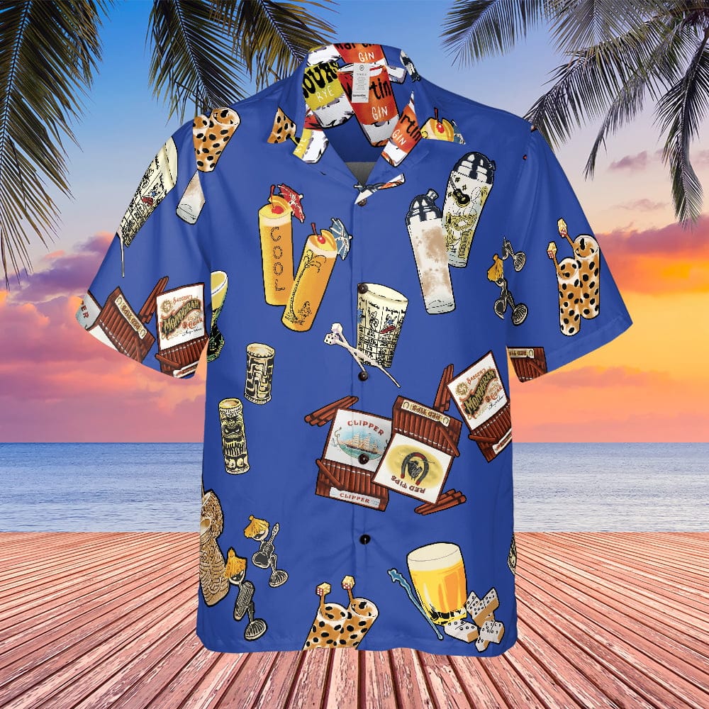 Robin Williams Tropical Bird Floral Hawaiian Shirt - Tazila