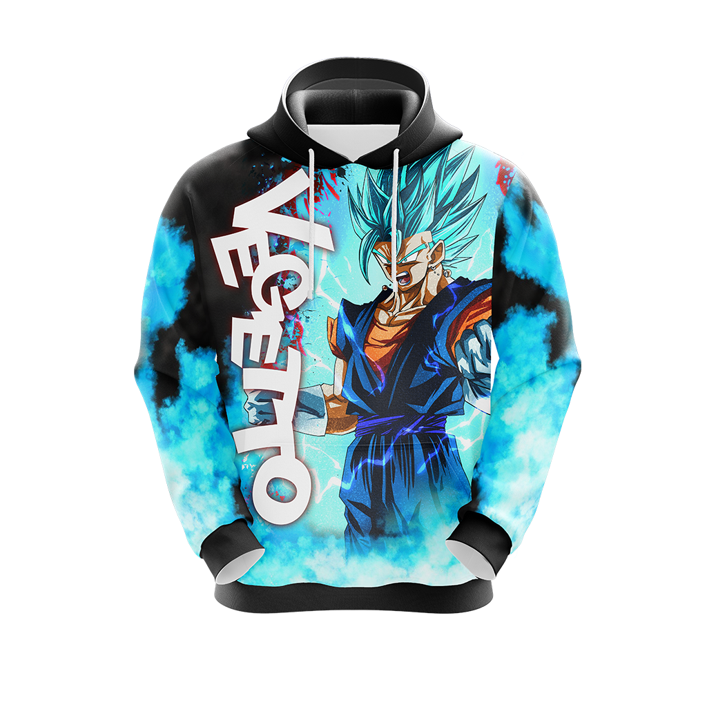 Dragon Ball Z T-shirt Vegetto Glowing Blue T-shirt Dragon Ball Z Hoodie