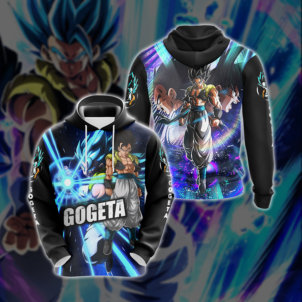 Dragon Ball Z T-shirt Dragon Ball Gogeta Vegeta And Goku Black Blue T-shirt Dragon Ball Hoodie Goku Shirt