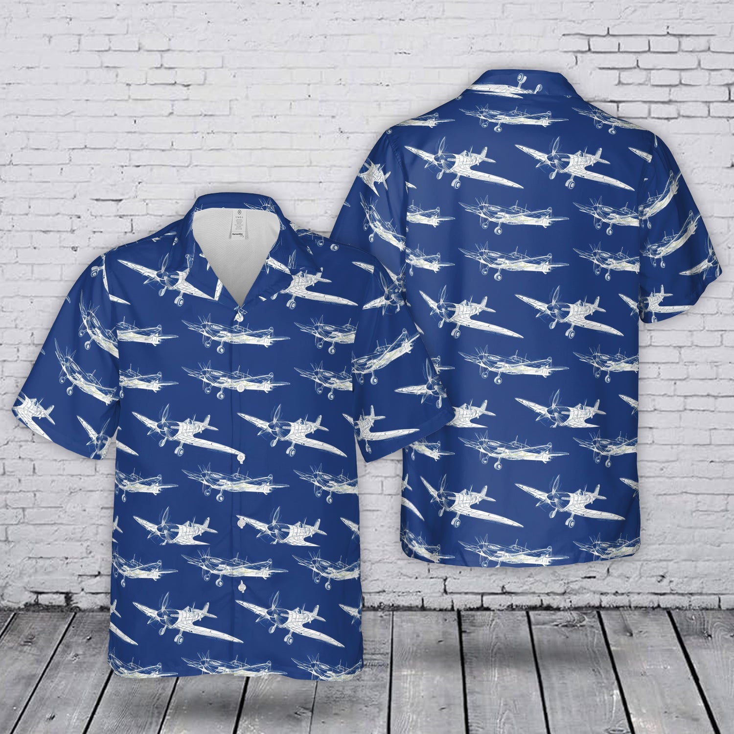 US Air Force Classic Aircraft Hawaiian Shirt
