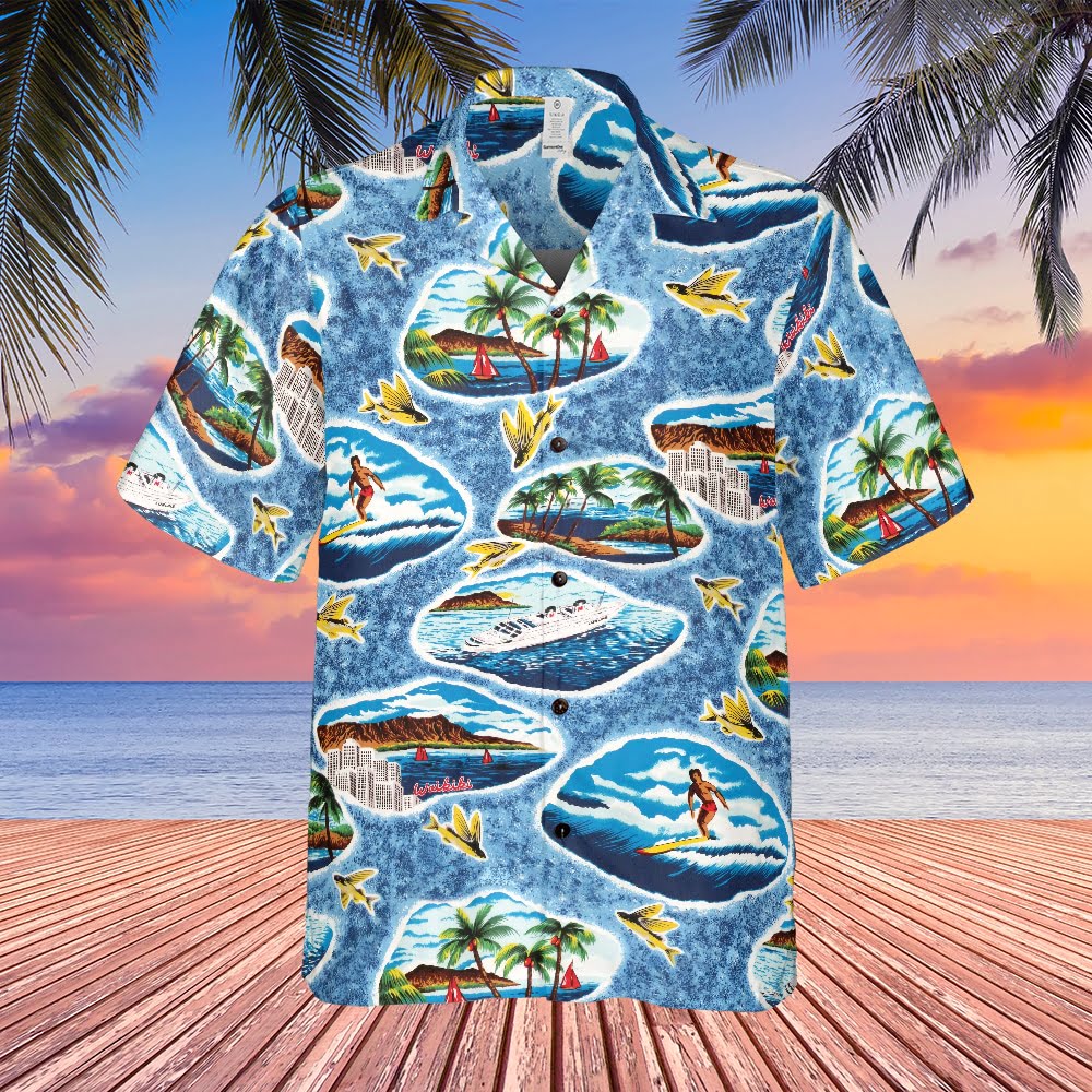 Scarface Tony Montana Tiger Red Hawaiian Shirt - Tazila
