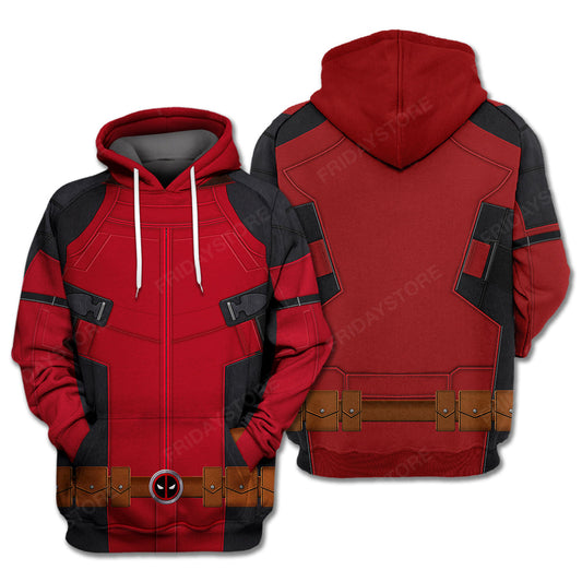 MV Hoodie DeadPool Cosplay DeadPool Costume T-shirt DP Hoodie Sweater Tank Awesome Cool Cosplay Costume