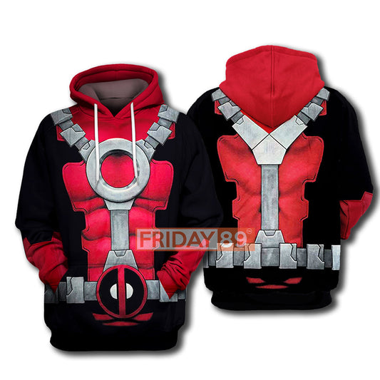 MV DeadPool Hoodie MV DeadPool Cosplay Costume T-shirt Cool MV DeadPool Shirt Sweater Tank