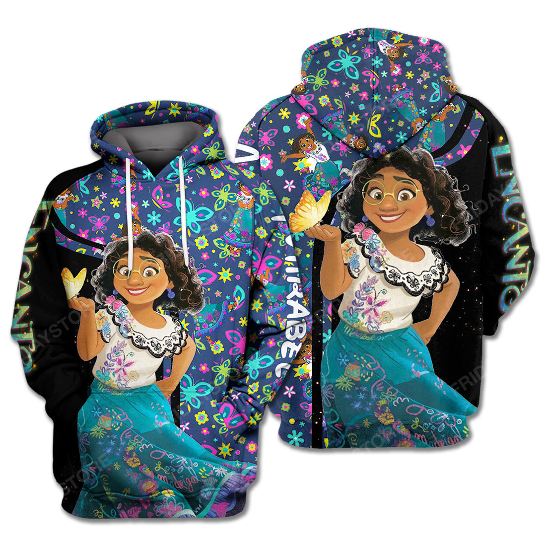 Encanto T-Shirt Mirabel Madrigal Encanto Flower Hoodie Encanto Hoodie