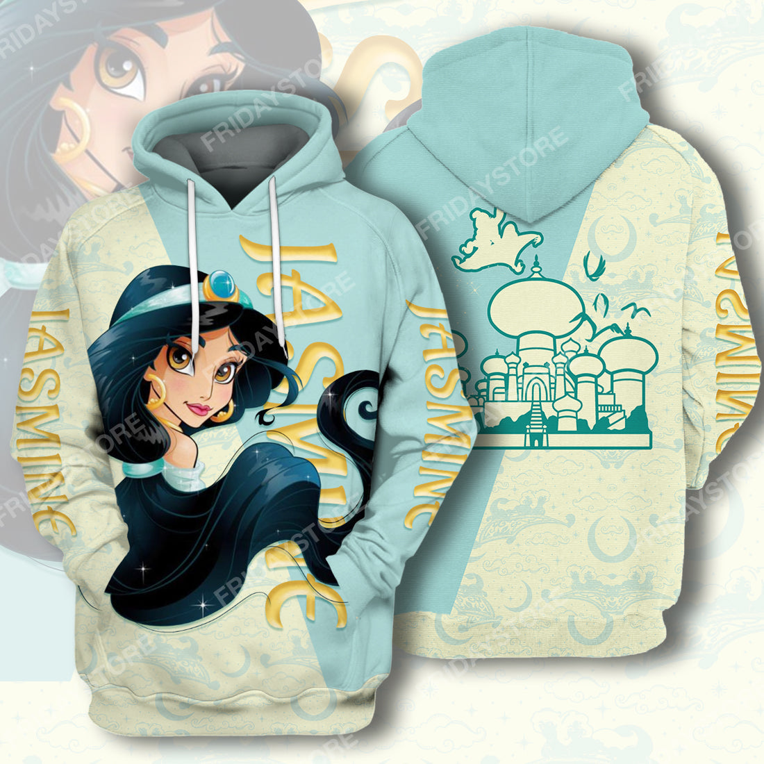 DN T-shirt Jasmine Aladdin Couple T-shirt Awesome DN Aladdin Hoodie Shirt Sweater Tank