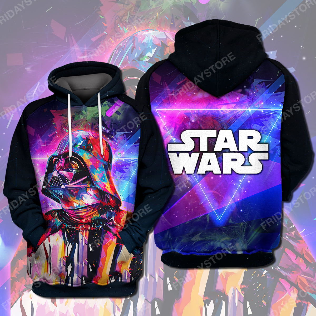 SW T-shirt SW Darth Vader Colorful T-shirt Cool High Quality SW Hoodie Sweater Tank