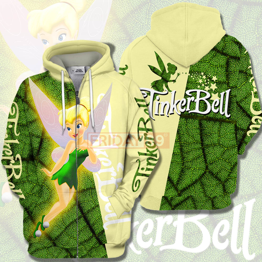 Tinkerbell T-shirt Beauty Tinker Bell Peter Pan 3D Print T-shirt Cute High Quality DN Hoodie Sweater Tank