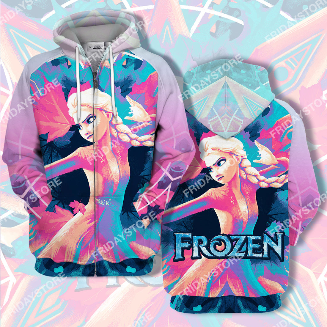 DN T-shirt Elsa And The Four Elemental Spirits T-shirt Awesome DN Frozen Hoodie Sweater Tank Elsa Hoodie Apparel