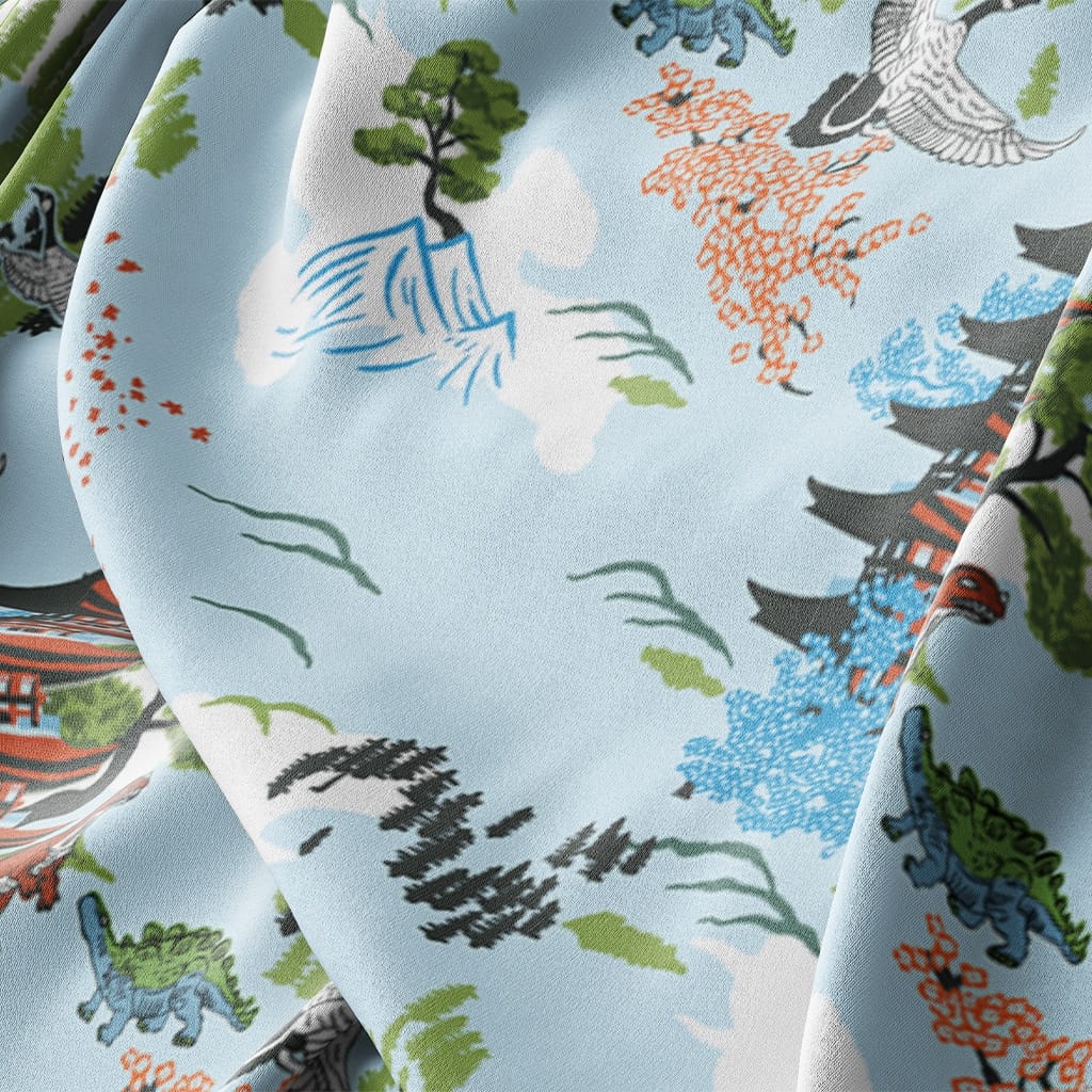 Firefly Hoban Washburne Japanese Pagoda Hawaiian Shirt - Tazila