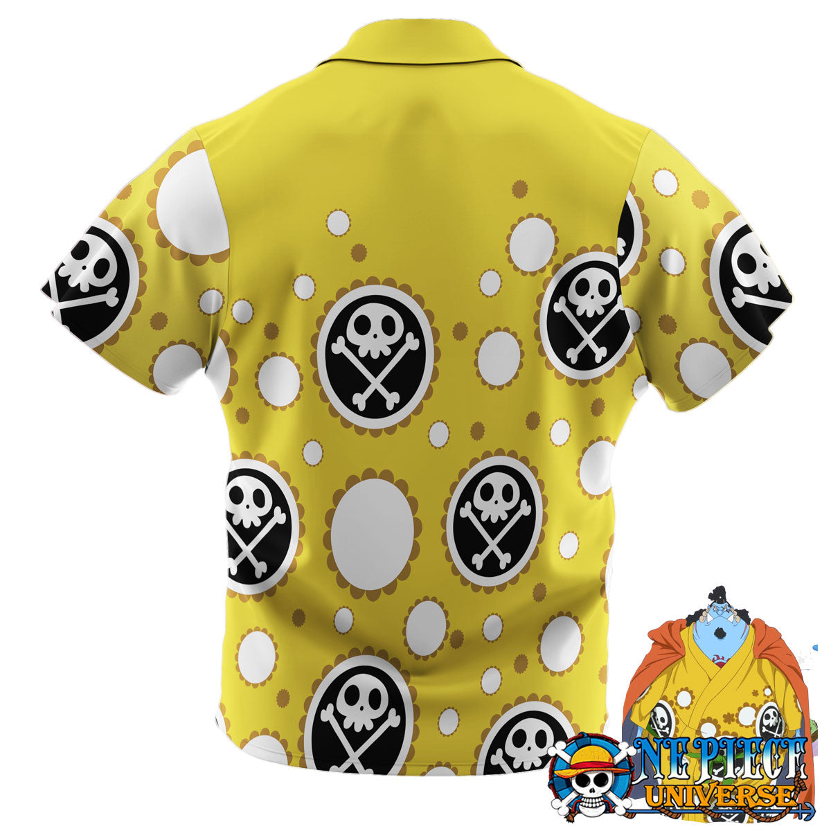 One Piece Jinbe Yellow Wano Hawaiian Shirt Cosplay | One Piece Universe Store