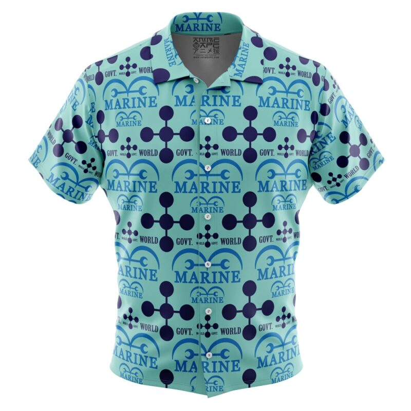Marine x World Government One Piece Button Up Hawaiian Shirt