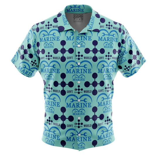 Marine x World Government One Piece Button Up Hawaiian Shirt
