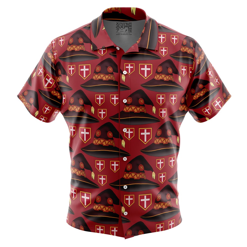 Megumin Konosuba Button Up Hawaiian Shirt