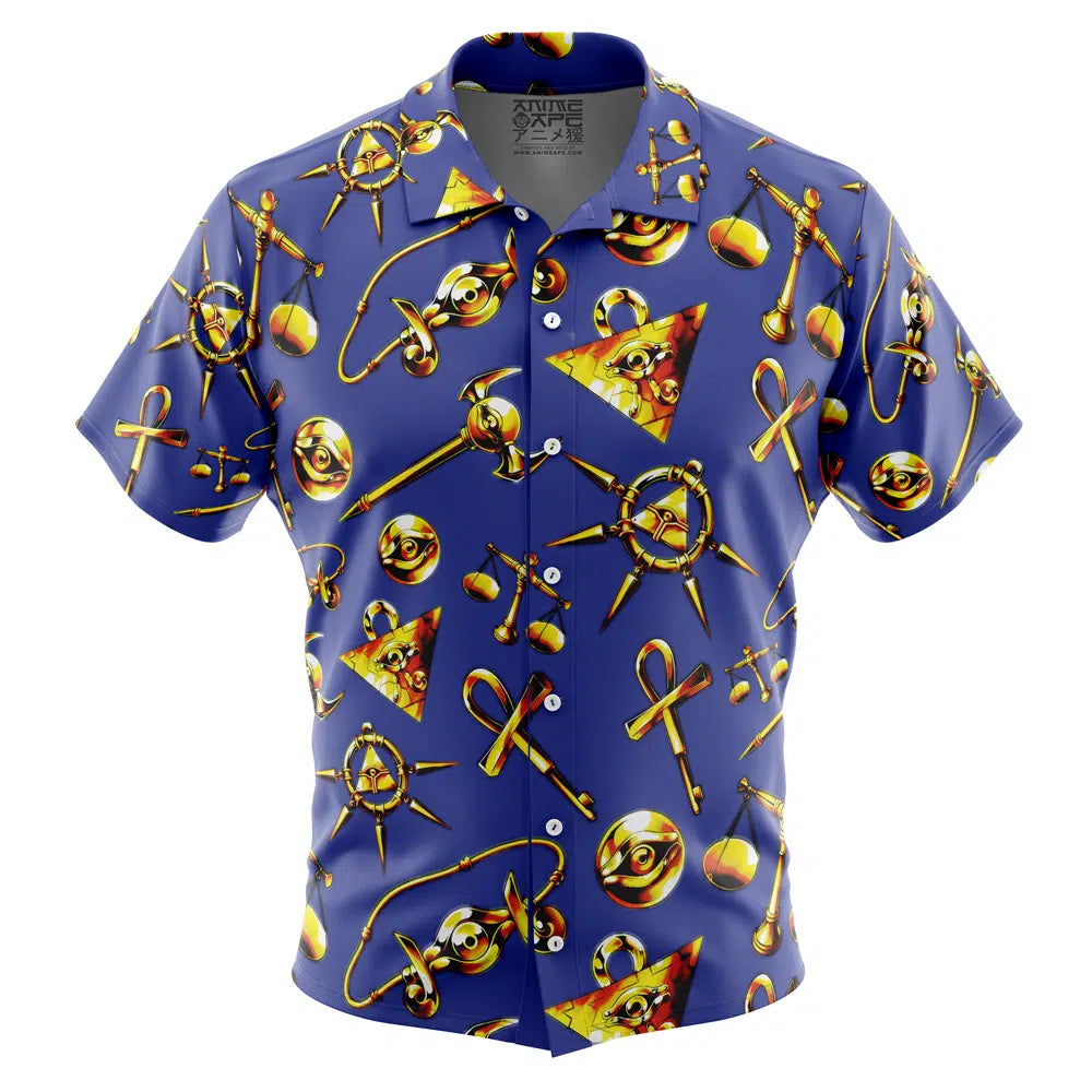 Millenium Items Yugioh Button Up Hawaiian Shirt