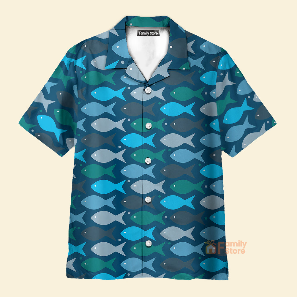 Fishes In The Deep Sea - Hawaiian Shirt