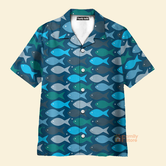 Fishes In The Deep Sea - Hawaiian Shirt