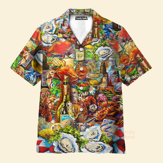 Food I'm On Seafood Diet Cool - Hawaiian Shirt