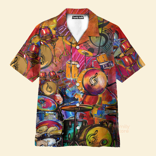 Drum Life Is Better With A Drummer - Hawaiian Shirt