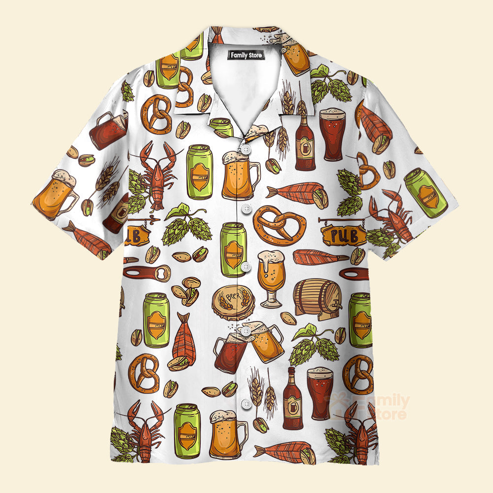 Let's Drink Premium Beer - Hawaiian Shirt