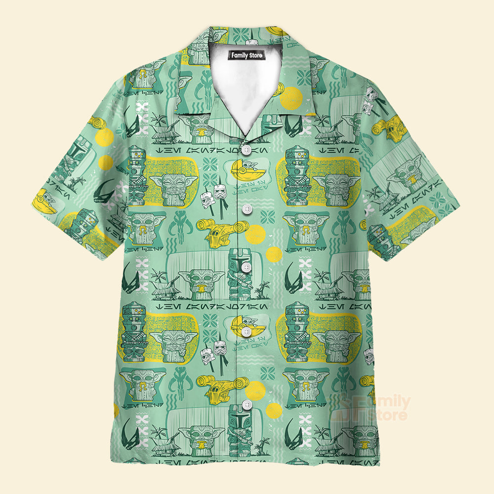 Stwa Tiki Tropical Hawaiian Shirt