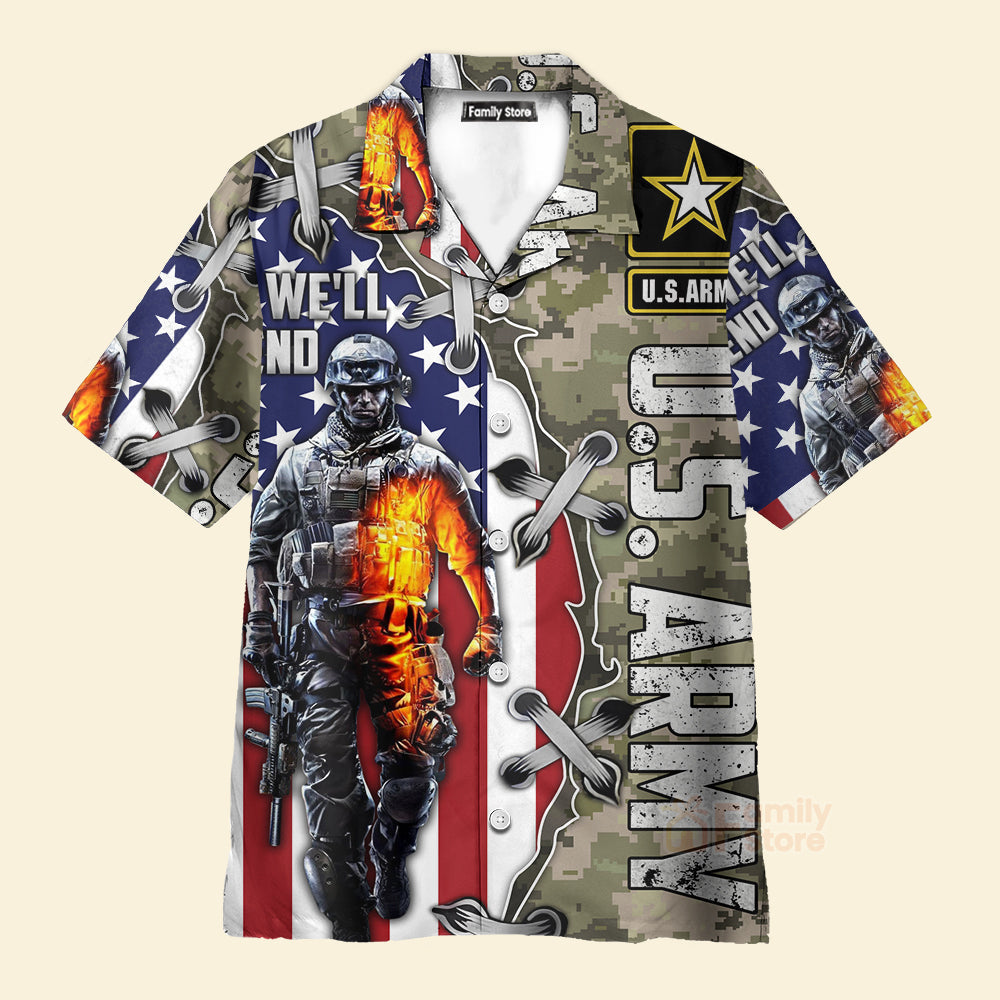 Veterans Chest Pocket Short Sleeve Casual Shirt Hawaiian Shirt