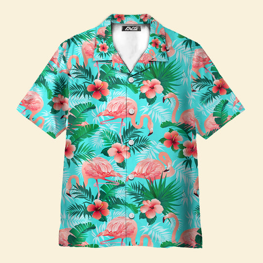 Flamingo 04 Hawaiian Shirt