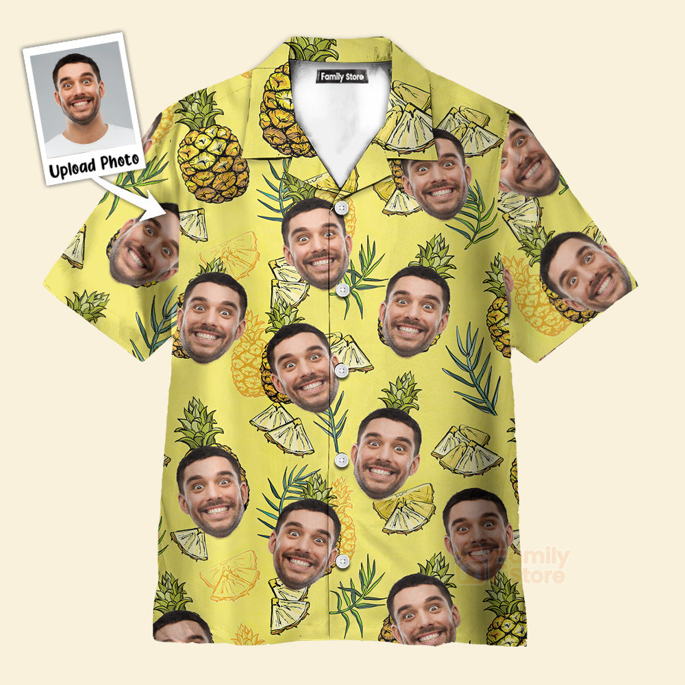 Custom Face Funny Style Summer - Custom Photo Hawaiian Shirt