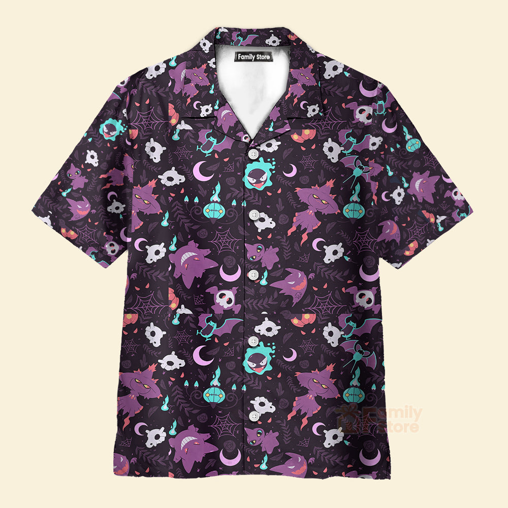 Lavender Town PoMo Pattern Hawaiian Shirt